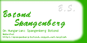 botond spangenberg business card